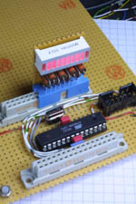 ATmega8 with LEDs