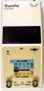 PFM200A frequency meter