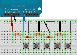 Analog Button-Box Breadboard