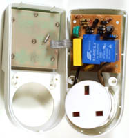 Time switch opened up