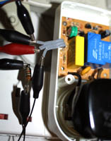 Time switch with wires